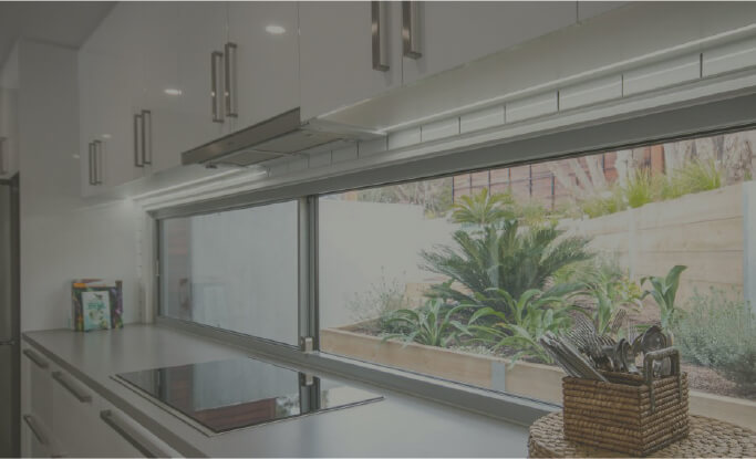 image of an aluminium sliding window